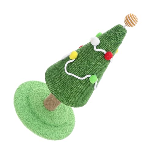 Abaodam Natürlicher Sisal Kratzbaum Hoch Weihnachtsbaum Design Stabile Katzenkratzsäule Katzenspielzeug für Möbel und Krallenschutz Festliche Kratzmöglichkeit für Katzen und Kätzchen Abaodam Natürlicher Sisal Kratzbaum Hoch Weihnachtsbaum Design Stabile Katzenkratzsäule Katzenspielzeug für Möbel und Krallenschutz Festliche Kratzmöglichkeit für Katzen und Kätzchen von Abaodam