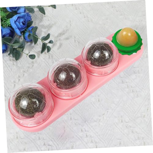 Abaodam Natürliches Katzenspielzeug Katzenminze Ball Katzenspielzeug Kauspielzeug für Katzen mit Minzgeschmack zur Zahnpflege Fördert Beschäftigung und Stressabbau von Abaodam