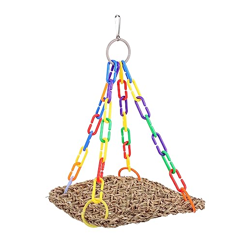 Abaodam Nettospielzeug Klettern Vogelspielzeug Vogelbarsch Vogel Papagei Schaukel Kauspielzeug für Vögel Zubehör für Vogelkäfige Wasserpflanzen Colorful Abaodam Nettospielzeug Klettern Vogelspielzeug Vogelbarsch Vogel Papagei Schaukel Kauspielzeug für Vögel Zubehör für Vogelkäfige Wasserpflanzen Colorful von Abaodam