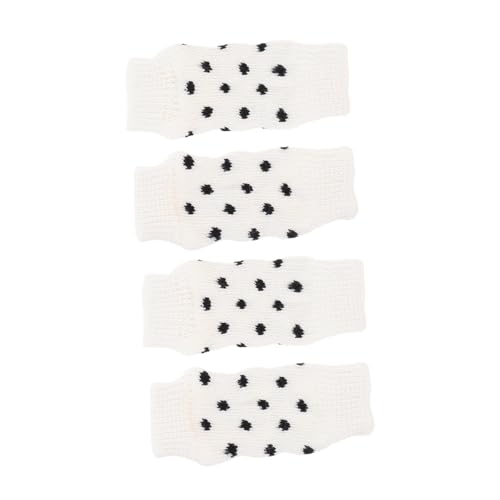 Abaodam Niedliche Haustiersocken für Hunde, rutschfest, warme Beingelenksocken für drinnen und draußen, rutschfestes Design für verbesserte Traktion für Rassen, 4 Stück Abaodam Niedliche Haustiersocken für Hunde, rutschfest, warme Beingelenksocken für drinnen und draußen, rutschfestes Design für verbesserte Traktion für Rassen, 4 Stück von Abaodam