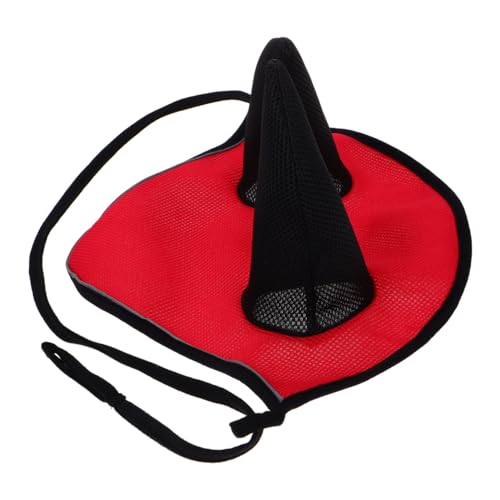 Abaodam Ohrenschützer Für Pferdegeschirr Zubehör Für Pferdeausrüstung Pferdegesichtsmaske Fliegenmaske Pferdemasken Pferdehaube Pferdezubehör Für Echte Pferde Atmungsaktives Netz Rot von Abaodam