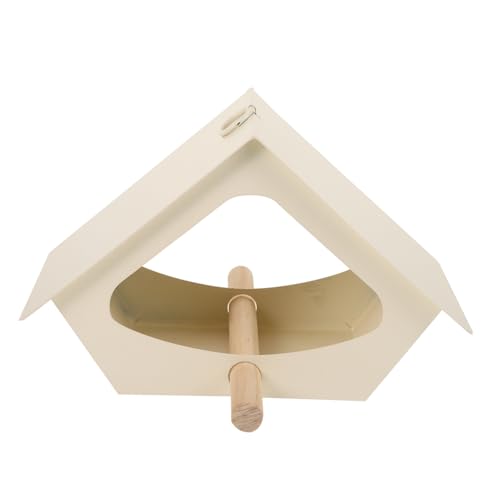 Abaodam Outdoor-Feeder Papagei Fütterung Vogelhändler Haken Vogelfutterverkauf hängen im Freien vogelfutterspender Kleiner Vogelhäuschen große hängende Vogelhäuschen Eisen und Holz Weiß Abaodam Outdoor-Feeder Papagei Fütterung Vogelhändler Haken Vogelfutterverkauf hängen im Freien vogelfutterspender Kleiner Vogelhäuschen große hängende Vogelhäuschen Eisen und Holz Weiß von Abaodam