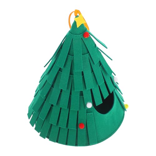 Abaodam Papagei Warmer Unterschlupf Weihnachten Meerschweinchen Versteck Hamster Warmes Bett Kleintierbett Kleines Hamsterbett Gemütliches Tierbett Kleintier Igelbett Meerschweinchenbett von Abaodam