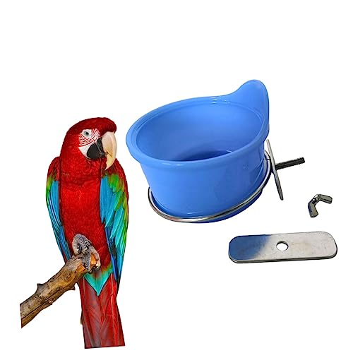 Abaodam Papageien Futternapf aus Multifunktionale Vogeltränke und Futterspender für Käfige für Wellensittiche und Kleine Vögel Blau Langlebig und Leicht zu Reinigen Abaodam Papageien Futternapf aus Multifunktionale Vogeltränke und Futterspender für Käfige für Wellensittiche und Kleine Vögel Blau Langlebig und Leicht zu Reinigen von Abaodam