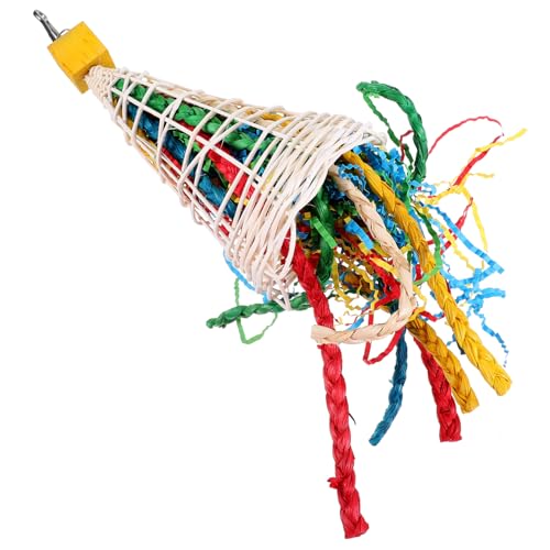 Abaodam Chewable Bird Toy Für Papageien Weihnachts-Corn-Shaped Spielzeug Bunten Käfig Dekoration Für Nymphensittiche Und Kleine Vögel Robust Und Langlebig Abaodam Chewable Bird Toy Für Papageien Weihnachts-Corn-Shaped Spielzeug Bunten Käfig Dekoration Für Nymphensittiche Und Kleine Vögel Robust Und Langlebig von Abaodam