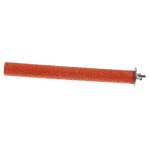 Abaodam Papageien Kauspielzeug Grind Stick Vogelspielzeug zum Krallen Schleifen und Klettern für Nymphensittiche Sittiche und Kleine Vögel Sicherer Standstab Farblich Zufällige Farbe von Abaodam