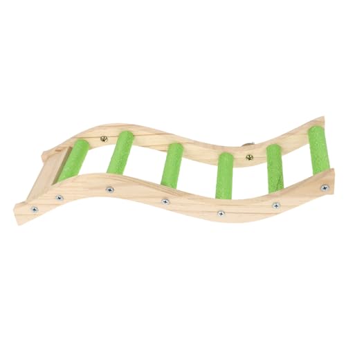 Abaodam Papageien-Kletterleiter für Vögel, langlebiges Trainingsgerät für Nymphensittiche, Sittiche, Papageien, fördert Schnabelkonditionierung Gesundheit für Käfigvögel von Abaodam