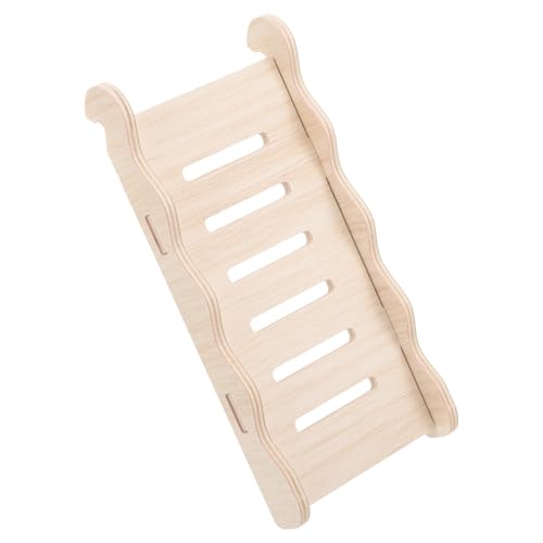 Abaodam Hamster Holz Leiter Plattform Klettern Spielzeug Für Meerschweinchen Und Chinchillas 17cm Aus Sicherem Holz Für Kleintierkäfige Fördert Spiel Und Bewegung von Abaodam