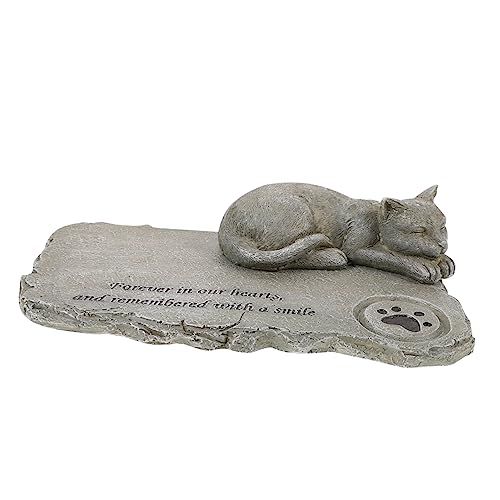 Abaodam Pet Memorial Stone Katze aus Langlebigem Resin Wetterfester Gartendekoration Personalisierbarer Katzen Gedenkstein zur Erinnerung und Trauer Stabiler Grabstein für Abaodam Pet Memorial Stone Katze aus Langlebigem Resin Wetterfester Gartendekoration Personalisierbarer Katzen Gedenkstein zur Erinnerung und Trauer Stabiler Grabstein für von Abaodam
