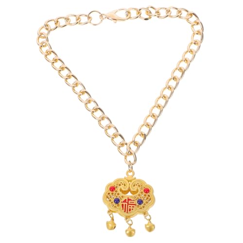 Abaodam Pet Metall Lock -anhänger Langlebigkeitsverriegelungszauber Langlebigkeitsverriegelungshalskette Schlosskette Für Frauen Anhänger Zum Trainieren Von Haustieren Kettenschloss Golden Abaodam Pet Metall Lock -anhänger Langlebigkeitsverriegelungszauber Langlebigkeitsverriegelungshalskette Schlosskette Für Frauen Anhänger Zum Trainieren Von Haustieren Kettenschloss Golden von Abaodam