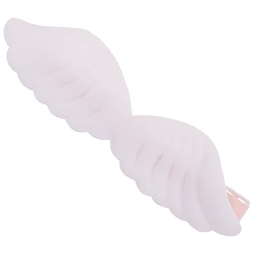 Abaodam Pet mit Flügeln Verstellbares Katzenhalsband für Kleine und Welpen Design für Partys und Outdoor Aktivitäten Leicht Anzulegen Weiß von Abaodam