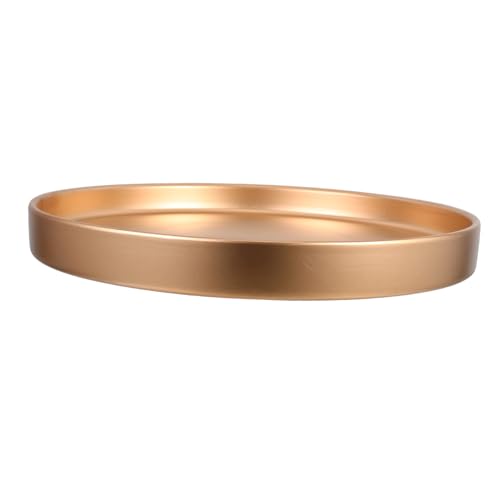 Abaodam Pflanzschale Aus Keramik Pflanzentopfschale Untersetzer Für Blumentöpfe Tablett Für Pflanzentöpfe Pflanzentopfsaucer Pflanzschalen Für Zimmerpflanzen Rundes Blumentablett Golden von Abaodam