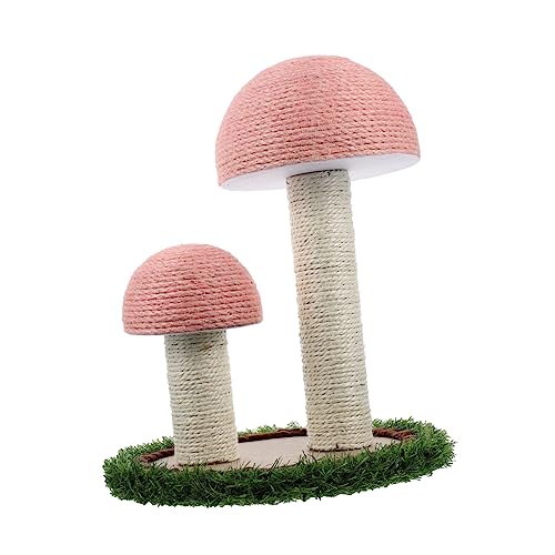 Abaodam Pilzkatze Klettergerüst katzenturm Katzen Turm Katzenbaum mit cat Toy Kratzen Katzenkratzer Post Haustier Katze Klettergerüst Übungsspielzeug für Katzen Baumwollseil Rosa Abaodam Pilzkatze Klettergerüst katzenturm Katzen Turm Katzenbaum mit cat Toy Kratzen Katzenkratzer Post Haustier Katze Klettergerüst Übungsspielzeug für Katzen Baumwollseil Rosa von Abaodam