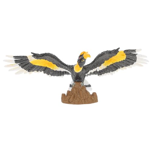 Abaodam Realistische Vogel-Tierfiguren Mini-Vogel-Tierfiguren Modell-Vogelfiguren Aus Kunststoff Spielzeug Simulierte Nashornvogel-Vogelfiguren Garten-Tierornamente von Abaodam