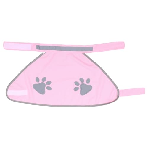 Abaodam Hunde Sicherheitsweste Mit Reflektor Und Paw Design Atmungsaktive Hundeveste Für Outdoor-aktivitäten Hohe Sichtbarkeit Geeignet Für Kleine Mittelgroße Hunde von Abaodam