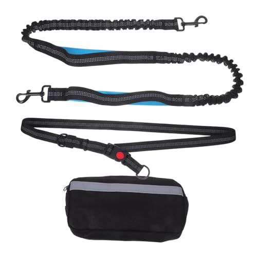 Abaodam Reflektierende Joggingleine mit Elastischer Bungee Leine und Multifunktionaler Bauchtasche Verstellbarer Hundegürtel für Freihändiges Laufen Wandern und Spaziergänge mit Kleinen Abaodam Reflektierende Joggingleine mit Elastischer Bungee Leine und Multifunktionaler Bauchtasche Verstellbarer Hundegürtel für Freihändiges Laufen Wandern und Spaziergänge mit Kleinen von Abaodam