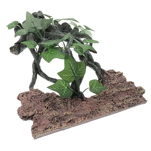 Abaodam Reptilien Eckzweig aus Resin mit Felsen Kletterornament für Schlangen Eidechsen und Frösche Terrarien Dekoration mit Saugnapf Natürlicher Versteckplatz und Platzsparendes Zubehör Abaodam Reptilien Eckzweig aus Resin mit Felsen Kletterornament für Schlangen Eidechsen und Frösche Terrarien Dekoration mit Saugnapf Natürlicher Versteckplatz und Platzsparendes Zubehör von Abaodam