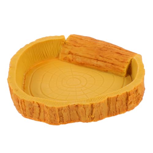 Abaodam Reptilien Trinkschale mit Design Kreative Futter und Wasserschale für Eidechsen Schildkröten und Spinnen Leicht zu Reinigen Langlebig und Sicher für Haustiere Abaodam Reptilien Trinkschale mit Design Kreative Futter und Wasserschale für Eidechsen Schildkröten und Spinnen Leicht zu Reinigen Langlebig und Sicher für Haustiere von Abaodam