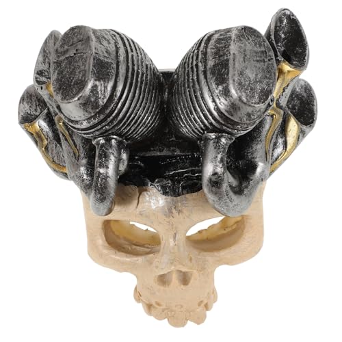 Abaodam Reptilien Versteck Resin Schädel Höhle Aquarium Deko Garnelen Versteck Fisch Tank Ornament Terrarium Zubehör Langlebig Robust Abaodam Reptilien Versteck Resin Schädel Höhle Aquarium Deko Garnelen Versteck Fisch Tank Ornament Terrarium Zubehör Langlebig Robust von Abaodam