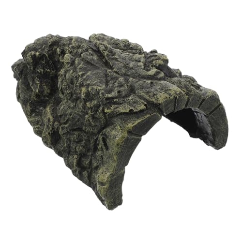 Abaodam Reptilien Versteckhöhle aus Langlebigem Harz mit Schildkröten Ruheplattform und Kletterterrasse Stressfreies Versteck für Reptilien und Einfache für Aquarien und Terrarien Abaodam Reptilien Versteckhöhle aus Langlebigem Harz mit Schildkröten Ruheplattform und Kletterterrasse Stressfreies Versteck für Reptilien und Einfache für Aquarien und Terrarien von Abaodam