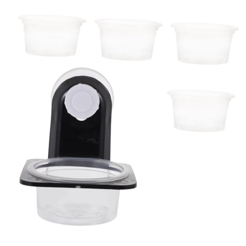 Abaodam Reptilien futternapf aus Robustem Kunststoff mit Saugnapf Vielseitiger Futterschale und Wassernapf für Geckos Eidechsen und Kleine Kriechtiere Einfach zu Reinigen Kratzerfreie Abaodam Reptilien futternapf aus Robustem Kunststoff mit Saugnapf Vielseitiger Futterschale und Wassernapf für Geckos Eidechsen und Kleine Kriechtiere Einfach zu Reinigen Kratzerfreie von Abaodam