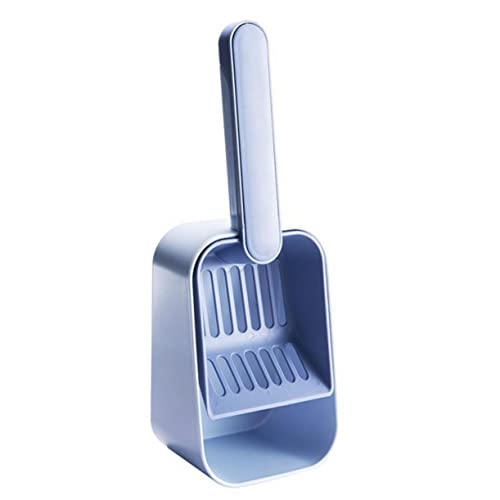 Abaodam Schaufel Für Katzenstreu Rostfrei Liter Wurf Katzenbedarf Sichtung Drinnen Scoop Katzenstreuschaufel Leicht Siebschaufel Haustier Schaufeln Für Katzenstreu Müllschaufel PVC Blue von Abaodam