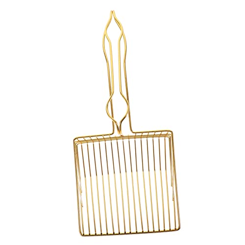 Abaodam Schaufel für Katzenstreu Katzensand Katzenstreu Scoop Schaufel für die Katzentoilette Sichter drinnen Katzenschaufel Katzensieb Schaufel Müllschaufel Metall Golden Abaodam Schaufel für Katzenstreu Katzensand Katzenstreu Scoop Schaufel für die Katzentoilette Sichter drinnen Katzenschaufel Katzensieb Schaufel Müllschaufel Metall Golden von Abaodam