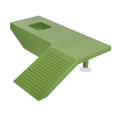 Abaodam Schildkröten-terrasse Schildkrötenbecken Terrasse Reptilienbehälter Klettern Der Schildkrötenterrasse Schildkröten-kletterbecken Reptilien -acklebensraum Wassertankrampe Abs Green von Abaodam