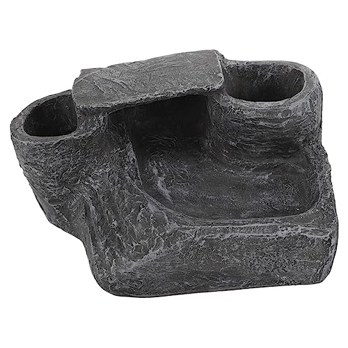 Abaodam Schildkrötenbadeplattform aus Harz für Aquarien Dekorative Kletterplattform für Reptilien Terrassenlandschaft für Schildkröten Kleine Vielseitig Einsetzbar Reptilienhabitat von Abaodam