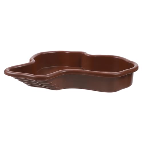 Abaodam Schildkrötenbadewanne Reptilien wasserschale Wasserspender für Reptilien Schildkrötenbecken Turtle Panzerzubehör Schildkrötenteichwanne Einweichschale für Schildkröten Abs Coffee Abaodam Schildkrötenbadewanne Reptilien wasserschale Wasserspender für Reptilien Schildkrötenbecken Turtle Panzerzubehör Schildkrötenteichwanne Einweichschale für Schildkröten Abs Coffee von Abaodam