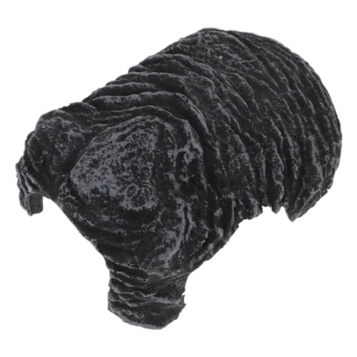 Abaodam Schildkrötenplattform ruhen Klettern Schildkröte Dock Ornament Reptilienhaut schildkrötenpanzer Schildkröten Sonnenbaden Sonnenplattform für Reptilien Schildkrötenzubehör Harz Grey von Abaodam