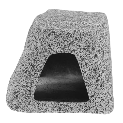 Abaodam Shrimp House Cichlid Escape Tank Tier Verstecken Sich Bärtige Drache-panzerdekoration Dekorationen Für Aquarien Aquarium Landschaftsgestaltung Dekoration Dark Grey Ton von Abaodam