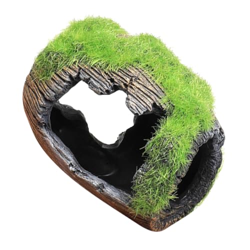 Abaodam Shrimp Shelter Aquarium Ornament aus Langlebigem Harz mit Moos Kompakte Fischtank Versteck Höhle für Garnelen und Fische Dekoratives und Multifunktionales Aquarium Zubehör Abaodam Shrimp Shelter Aquarium Ornament aus Langlebigem Harz mit Moos Kompakte Fischtank Versteck Höhle für Garnelen und Fische Dekoratives und Multifunktionales Aquarium Zubehör von Abaodam