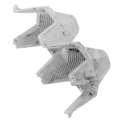 Abaodam Skorpionschutz Cricket-käfigdekorationen Reptilienhöhle Höhle Verstecken Leopard Gecko Tank Zubehör Gecko Versteckt Sich Kleine Reptilienhaut Versteckhöhle Versteck Höhle PVC Grey von Abaodam
