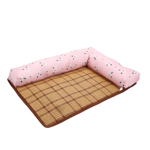 Abaodam Sommermatte Mit Hund Für Bett Kissen Kühlung Cool Klein Haustiere Haustier rutschfeste Matte Heimtierbedarf Rattanmattennest Rot Stoff Abaodam Sommermatte Mit Hund Für Bett Kissen Kühlung Cool Klein Haustiere Haustier rutschfeste Matte Heimtierbedarf Rattanmattennest Rot Stoff von Abaodam