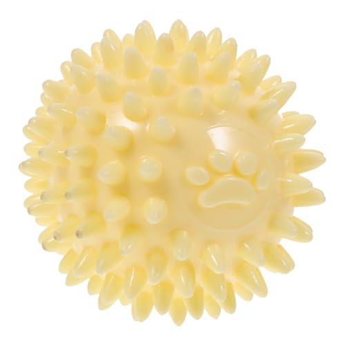 Abaodam TPR Hundekauspielzeug Ball mit Noppen Interaktiver Leichter Welpen Trainingsball zur Zahnpflege Geeignet für Kleine Mittlere und Große Hunde Langlebig und Farbintensiv Fördert von Abaodam