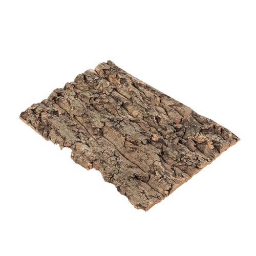 Abaodam Terrarium-Champagnerrinde Fischtankdekoration Dekorationen für Aquarienzubehör Reptilienhintergrund für Terrarium Reptilienpanzerzubehör Korkenrinde Aquariendekoration Kaffee von Abaodam