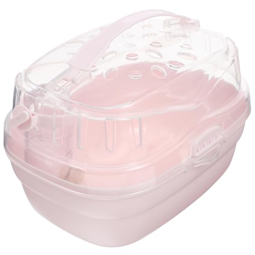 Abaodam Tragbare Hamster-Tragetasche, Haustier-Reisekäfig für Meerschweinchen und Zwerghamster, komfortables und langlebiges Design für sicheren Transport für Ausflüge und Reisen von Abaodam