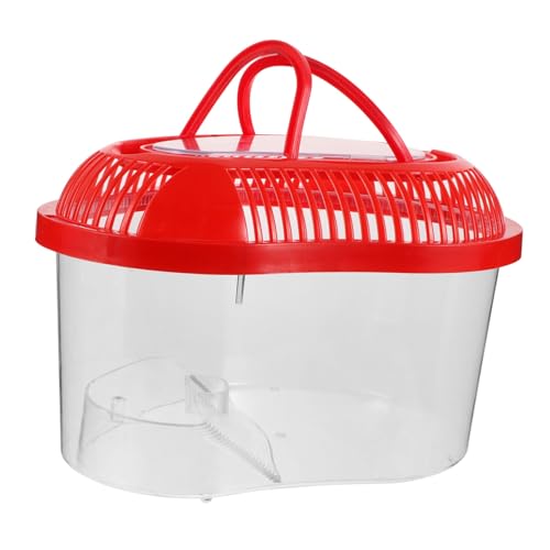 Abaodam Tragbarer Reptilienkäfig Aus Kunststoff Mit Belüftungslöchern Integrierter Sonnenplattform Und Sicheren Deckeldesign Für Kleine Haustiere Bei Outdoor-aktivitäten Abaodam Tragbarer Reptilienkäfig Aus Kunststoff Mit Belüftungslöchern Integrierter Sonnenplattform Und Sicheren Deckeldesign Für Kleine Haustiere Bei Outdoor-aktivitäten von Abaodam