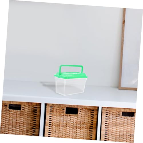 Abaodam Tragbares Kleines Aquarium aus Robustem Abs Kunststoff Transparentes Terrarium für Fische Schildkröten und Hamster Handliches Transportbehältnis Haustier Zucht und Fütterungsbox von Abaodam