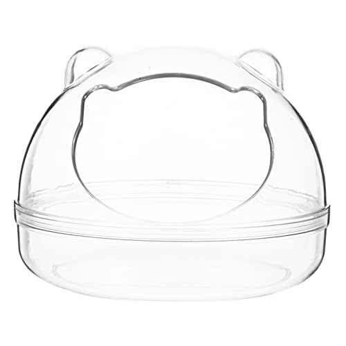 Abaodam Transparente Hamsterbadewanne Großes Badezimmer für Kleintiere Praktischer und Abnehmbarer Hamster Badcontainer Einfach zu Reinigen Montieren für Hamster Chinchillas und Abaodam Transparente Hamsterbadewanne Großes Badezimmer für Kleintiere Praktischer und Abnehmbarer Hamster Badcontainer Einfach zu Reinigen Montieren für Hamster Chinchillas und von Abaodam