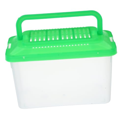 Abaodam Transparente Tragbare Kunststoff Fischtransportbox mit Optimaler Belüftung Mittelgroßes Reptilien und Schildkrötenhabitat Leicht zu Reinigen Vielseitig für Fische Schildkröten und Abaodam Transparente Tragbare Kunststoff Fischtransportbox mit Optimaler Belüftung Mittelgroßes Reptilien und Schildkrötenhabitat Leicht zu Reinigen Vielseitig für Fische Schildkröten und von Abaodam
