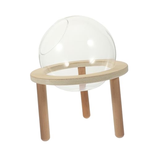 Abaodam Transparenter Hamster-Badbehälter, verschleißfest, Badezubehör für Hamster und Tiere, kreatives Design für fröhliches Badeerlebnis von Abaodam