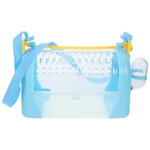 Abaodam Transportkäfig für Hamster Tragbarer Transparenter Käfig aus Robustem Kunststoff für Kleine für Reisen und Ausflüge mit Praktischem Tragegriff Abaodam Transportkäfig für Hamster Tragbarer Transparenter Käfig aus Robustem Kunststoff für Kleine für Reisen und Ausflüge mit Praktischem Tragegriff von Abaodam