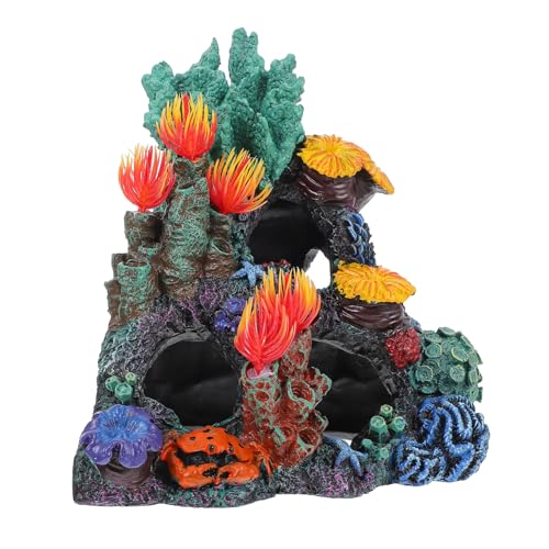 Abaodam Umweltfreundliche Resin Aquarium Deko Naturnahe Aquatische Pflanze Stabile Korallen nachbildung für Natürliche Unterwasserlandschaft Lebendige Farben Geeignet für Fischbecken und Abaodam Umweltfreundliche Resin Aquarium Deko Naturnahe Aquatische Pflanze Stabile Korallen nachbildung für Natürliche Unterwasserlandschaft Lebendige Farben Geeignet für Fischbecken und von Abaodam