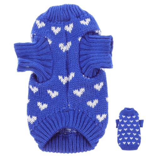 Abaodam Valentinstag Hundepullover XL Dehnbares Gestricktes Hundekostüm für Kleine und Mittelgroße Warmes Winteroutfit Stilvolle Haustiere Abaodam Valentinstag Hundepullover XL Dehnbares Gestricktes Hundekostüm für Kleine und Mittelgroße Warmes Winteroutfit Stilvolle Haustiere von Abaodam