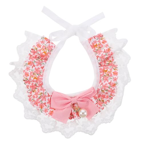 Abaodam Verstellbarer Dekorativer Katzenkragen mit Spitze und Schleife Leichtes Komfortables Haustierzubehör für Kätzchen Modisches Accessoire für Partys und Alltag Rosa Abaodam Verstellbarer Dekorativer Katzenkragen mit Spitze und Schleife Leichtes Komfortables Haustierzubehör für Kätzchen Modisches Accessoire für Partys und Alltag Rosa von Abaodam