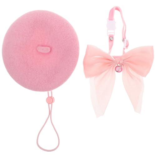 Abaodam Verstellbares Haustier-Set mit Rotem Baumwoll-hundehalsband Weichem -baskenmütze und Verstellbarer Schleife mit Glocke Komfortabel für Katzen und Kleine Hunde für Partys und Abaodam Verstellbares Haustier-Set mit Rotem Baumwoll-hundehalsband Weichem -baskenmütze und Verstellbarer Schleife mit Glocke Komfortabel für Katzen und Kleine Hunde für Partys und von Abaodam