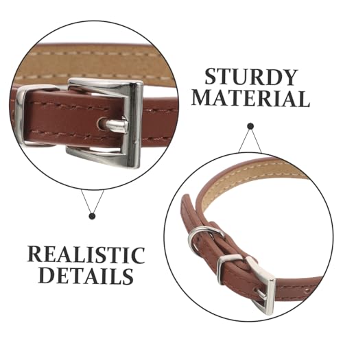 Abaodam Verstellbares Komfortables Pu hundehalsband für Kleine Hunde und Leichtes Hundeschmuck Halsband mit Schnalle Bequemer Sitz Modisches Accessoire für Welpen und Outdoor aktivitäten Abaodam Verstellbares Komfortables Pu hundehalsband für Kleine Hunde und Leichtes Hundeschmuck Halsband mit Schnalle Bequemer Sitz Modisches Accessoire für Welpen und Outdoor aktivitäten von Abaodam