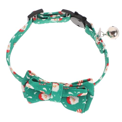 Abaodam Verstellbares Weihnachts Katzenhalsband mit Glöckchen und Abnehmbarer Schleife Langlebiges Strapazierfähiges Material Sicherer Breakaway Verschluss Geeignet für Katzen und Kleine Abaodam Verstellbares Weihnachts Katzenhalsband mit Glöckchen und Abnehmbarer Schleife Langlebiges Strapazierfähiges Material Sicherer Breakaway Verschluss Geeignet für Katzen und Kleine von Abaodam